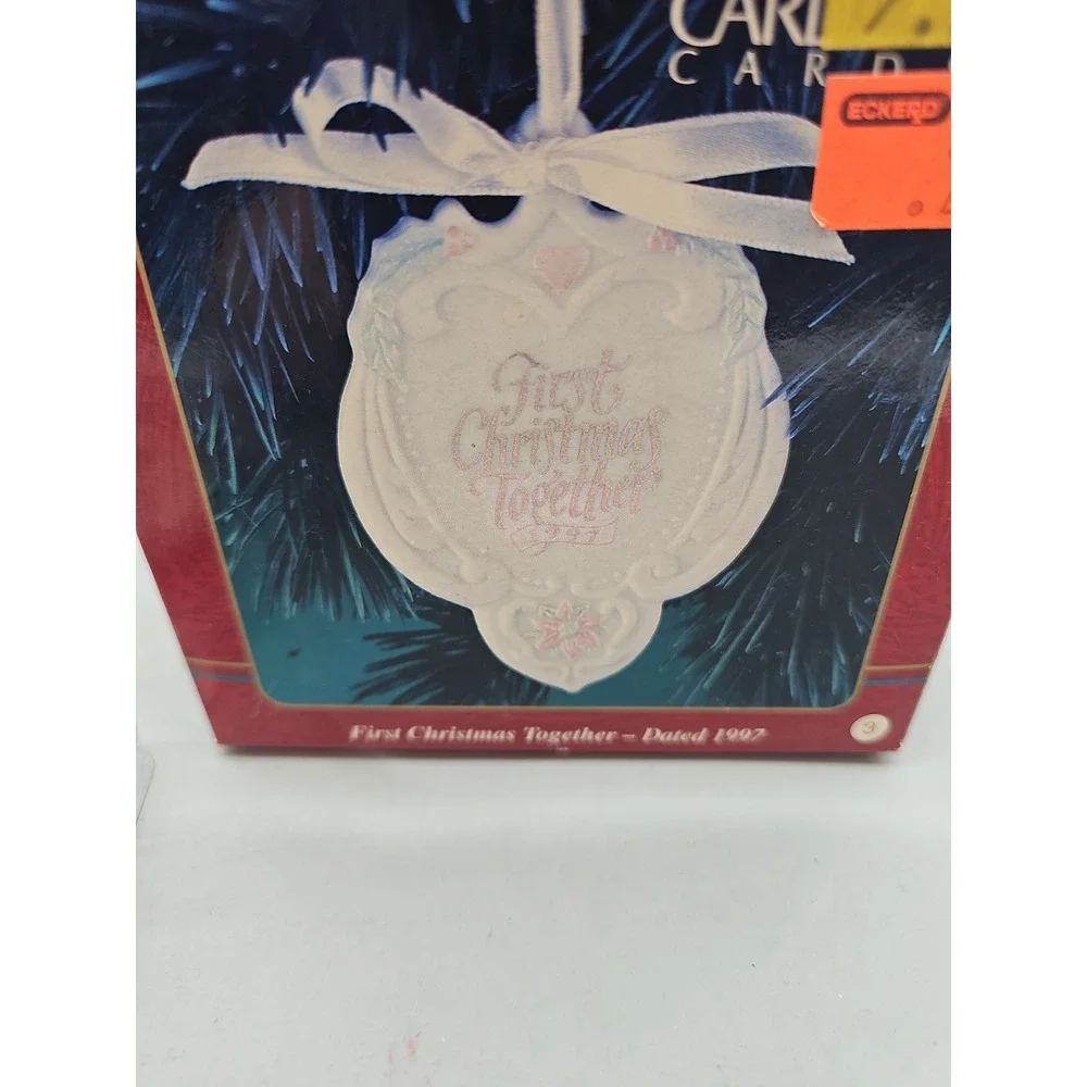 1997 Our First Christmas Together Heirloom Collection Carlton  Ornament‎ w/ Box